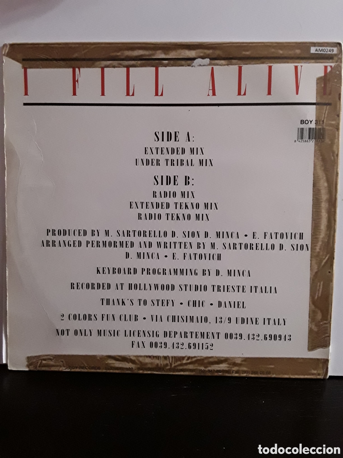 Discos de vinilo: 2 Colors &lrm;&ndash; I Fill Alive - Foto 2
