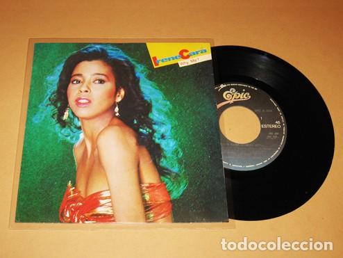 Discos de vinilo: IRENE CARA - WHY ME? - SINGLE - 1983 - Foto 1