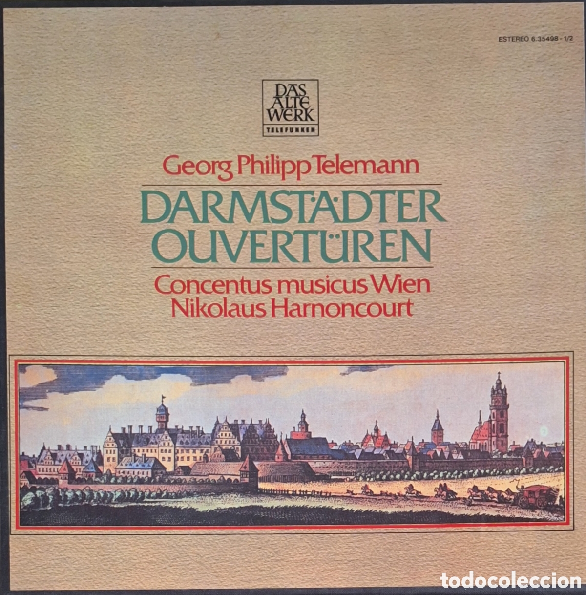 Discos de vinilo: Caja Darmst&auml;dter ouvert&uuml;ren. Telemann - Foto 1