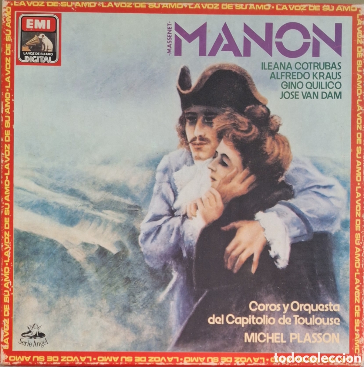 Discos de vinilo: Caja Manon. Massenet. Dtor: M. Plasson - Foto 1