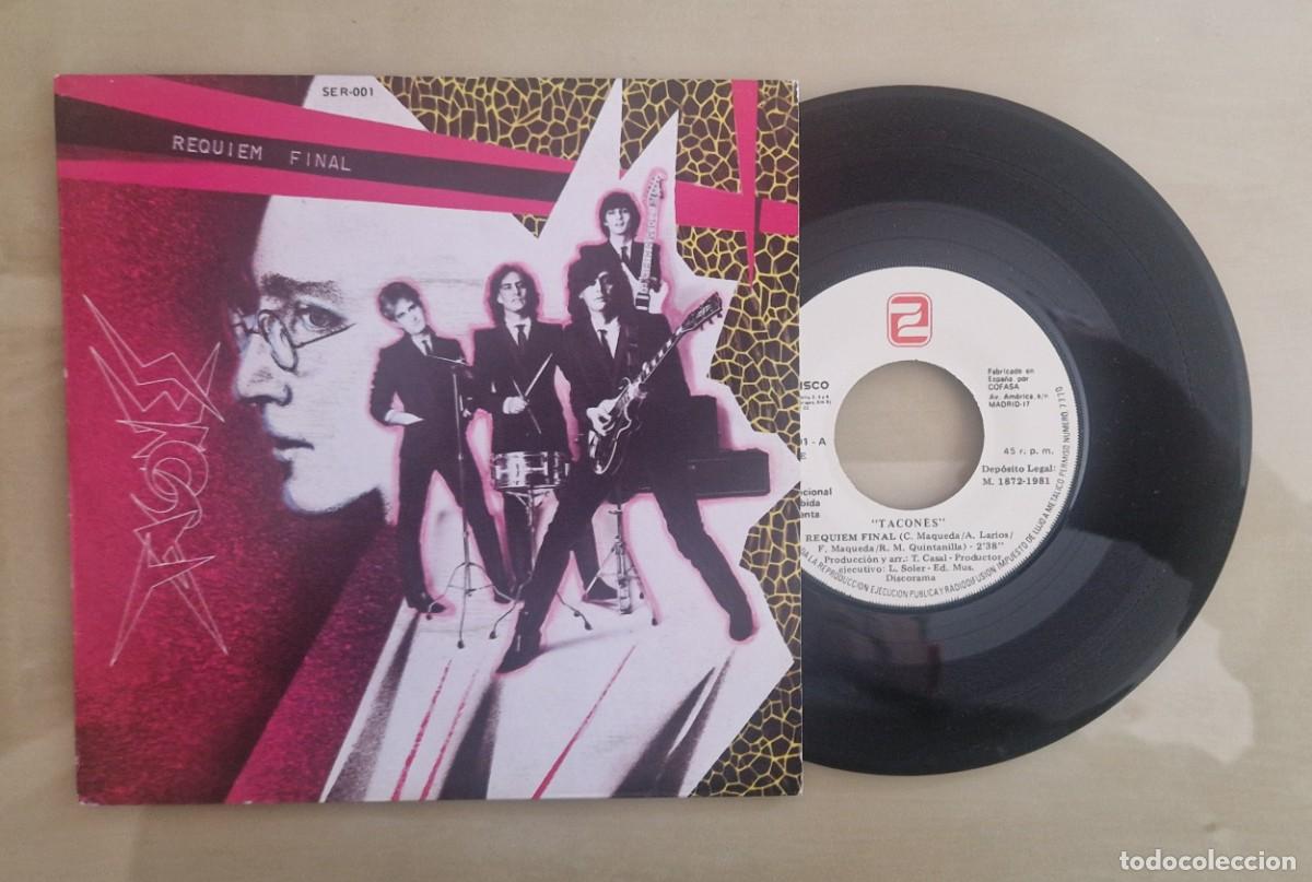 Discos de vinilo: TACONES - REQUIEM FINAL 1981 Single (SER DISCO) (PROMOCIONAL) - Foto 1