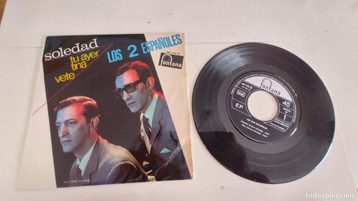 Discos de vinilo: LOS DOS ESPA&Ntilde;OLES-EP SOLEDAD +3 - Foto 1