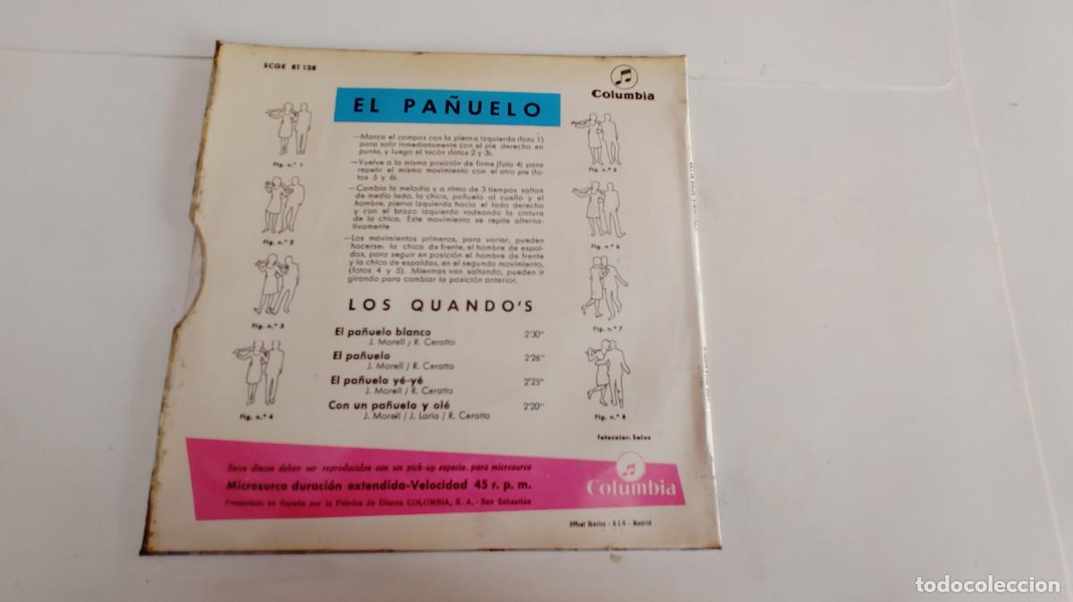 Discos de vinilo: LOS QUANDOS-EP EL PA&Ntilde;UELO - Foto 2