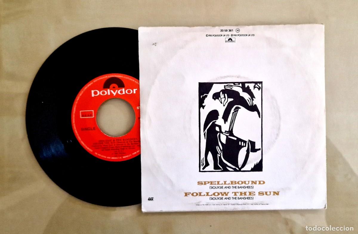 Discos de vinilo: SIOUXSIE & THE BANSHEES - SPELLBOUND 1981 Single (POLYDOR) ESPA&Ntilde;A - Foto 2
