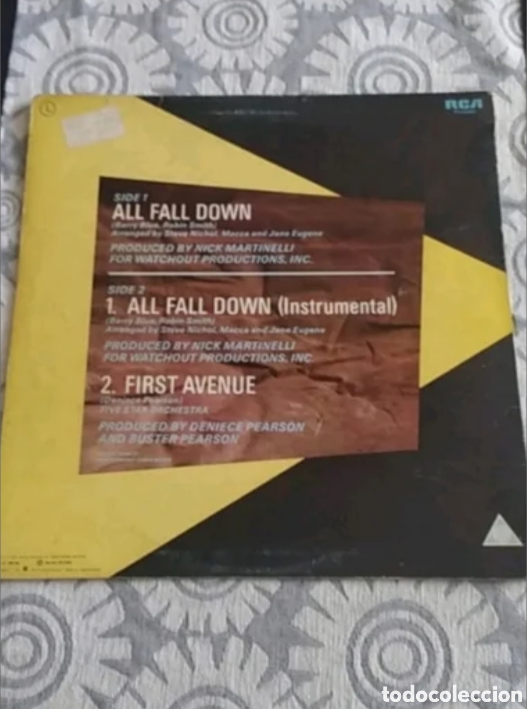 Discos de vinilo: Maxi single Five Star. All fall down - Foto 2