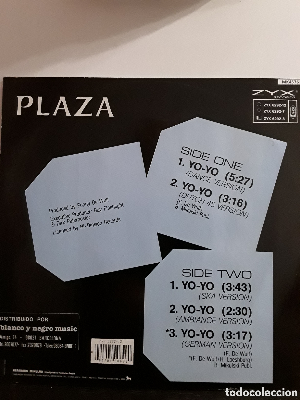Discos de vinilo: Plaza &lrm;&ndash; Yo-Yo (Ten Years Ago) - Foto 2