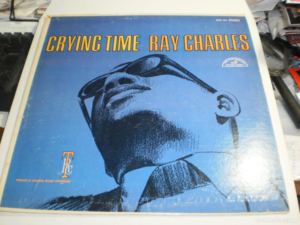Discos de vinilo: lp ray charles. crying time. abc paramount USA (seminuevo) - Foto 1