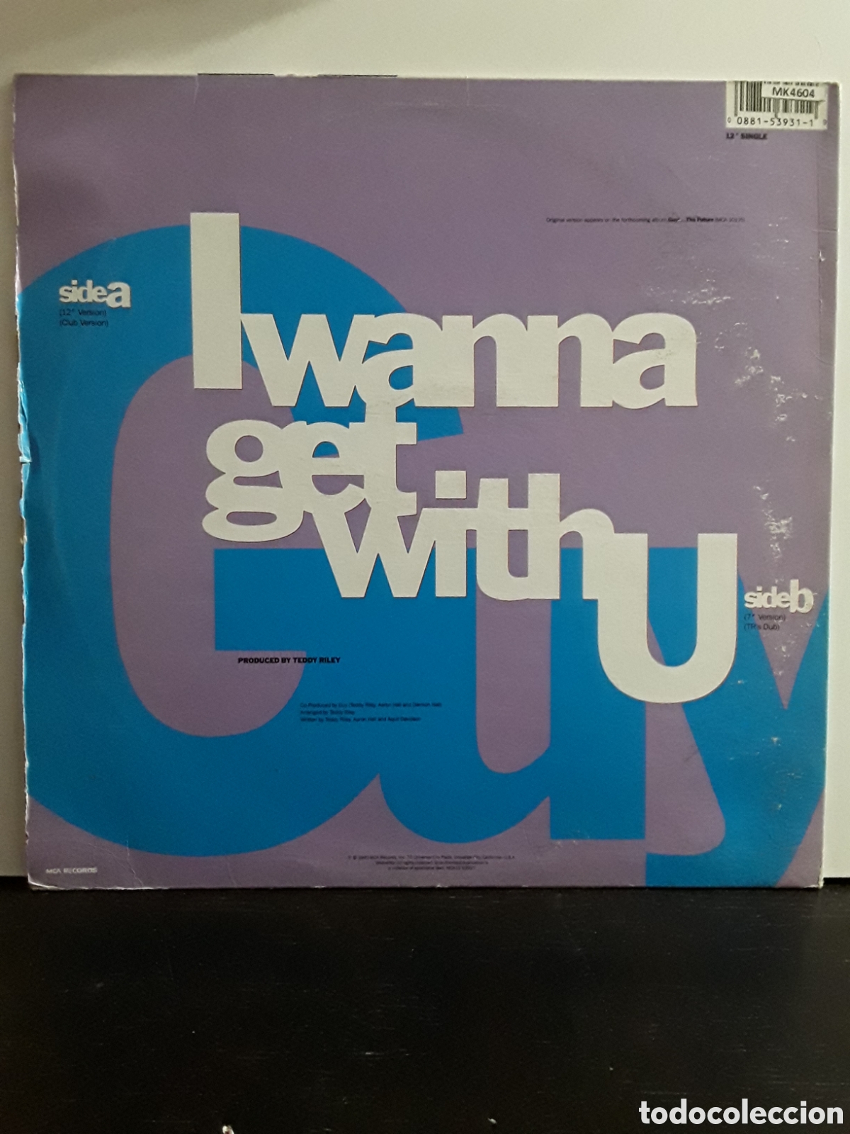 Discos de vinilo: Guy &lrm;&ndash; I Wanna Get With U - Foto 2
