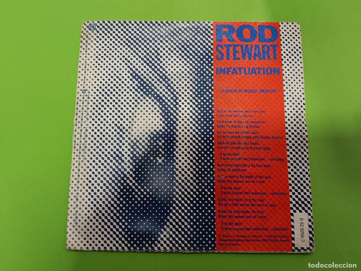 Discos de vinilo: Single Rod Stewart - Infatuation - Foto 2