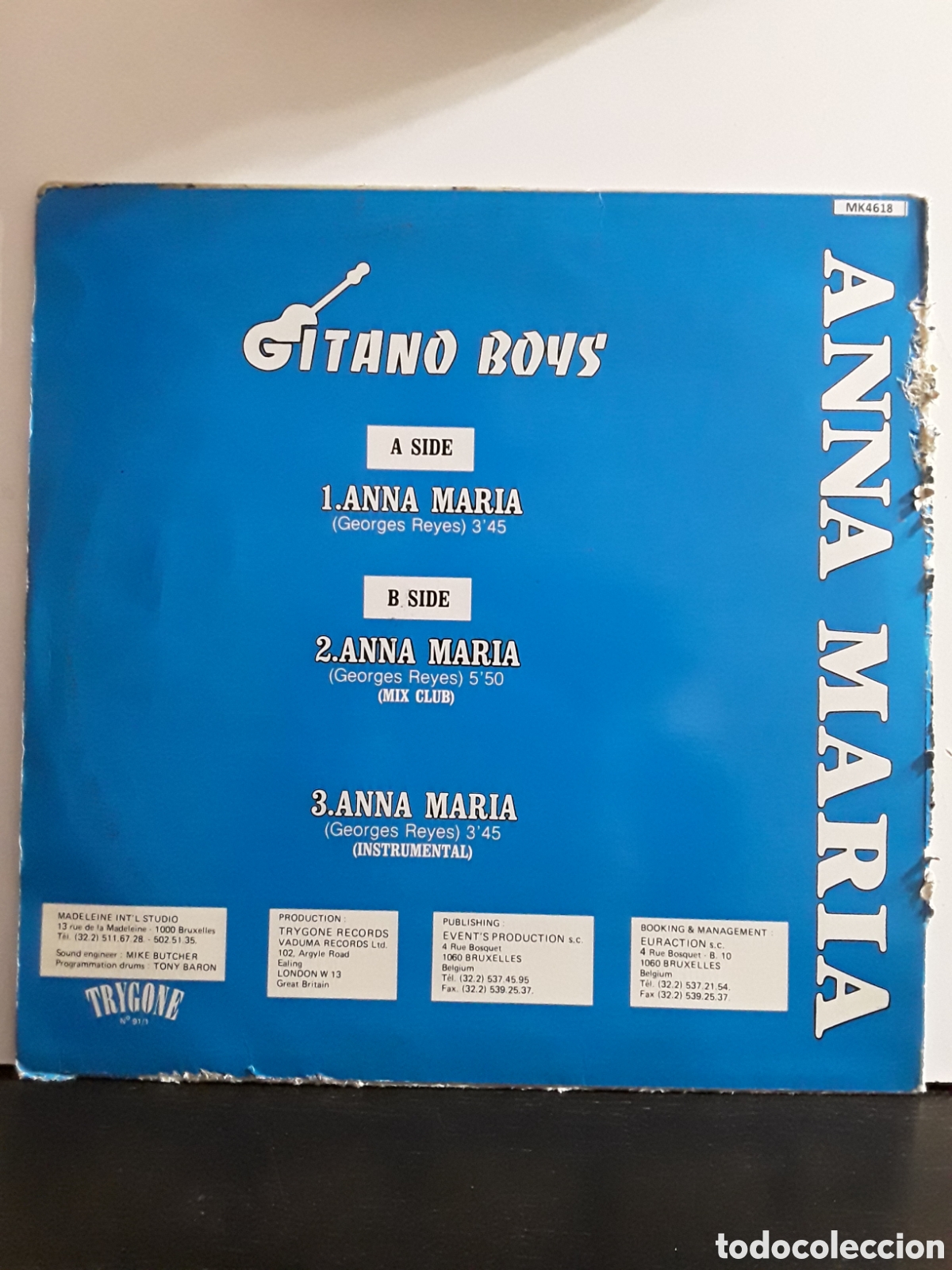 Discos de vinilo: Gitano Boys &lrm;&ndash; Anna Maria - Foto 2
