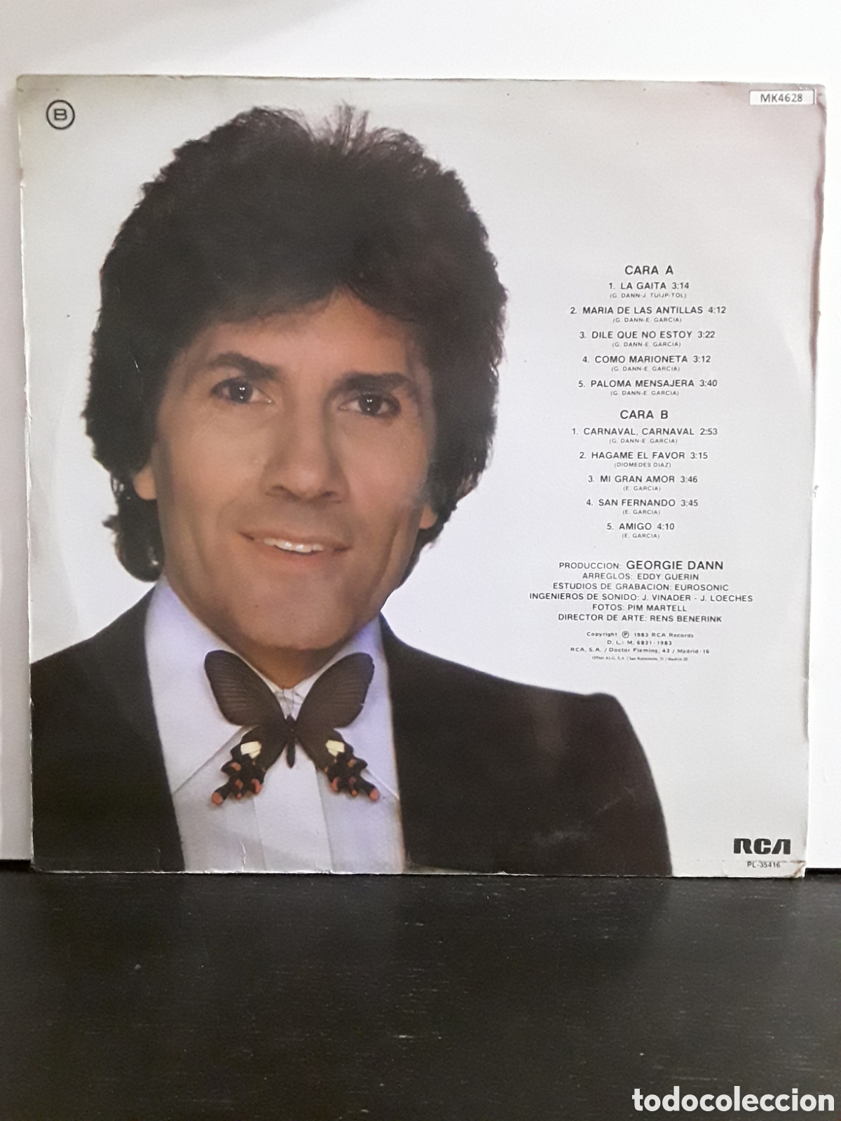 Discos de vinilo: Georgie Dann &lrm;&ndash; A Tope De Ritmo - Foto 2