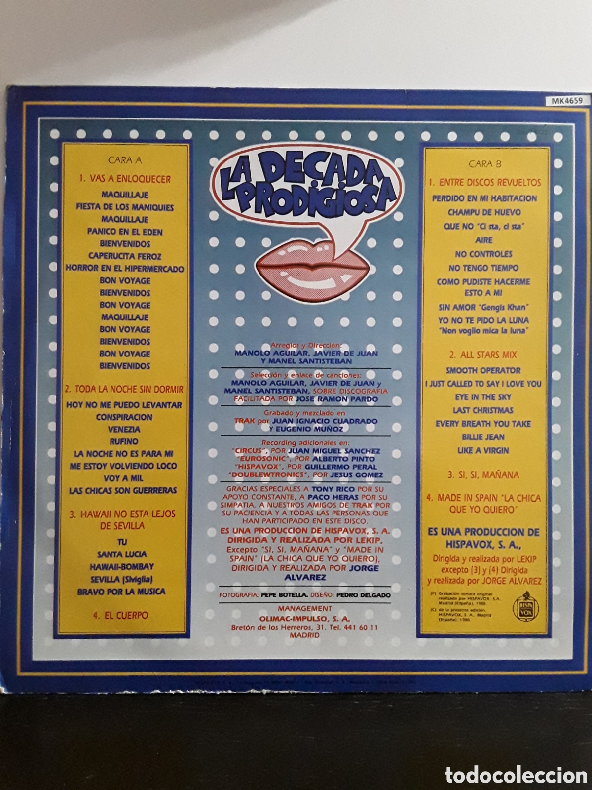 Discos de vinilo: La D&eacute;cada Prodigiosa &lrm;&ndash; Los A&ntilde;os 80 Por ... - Foto 2