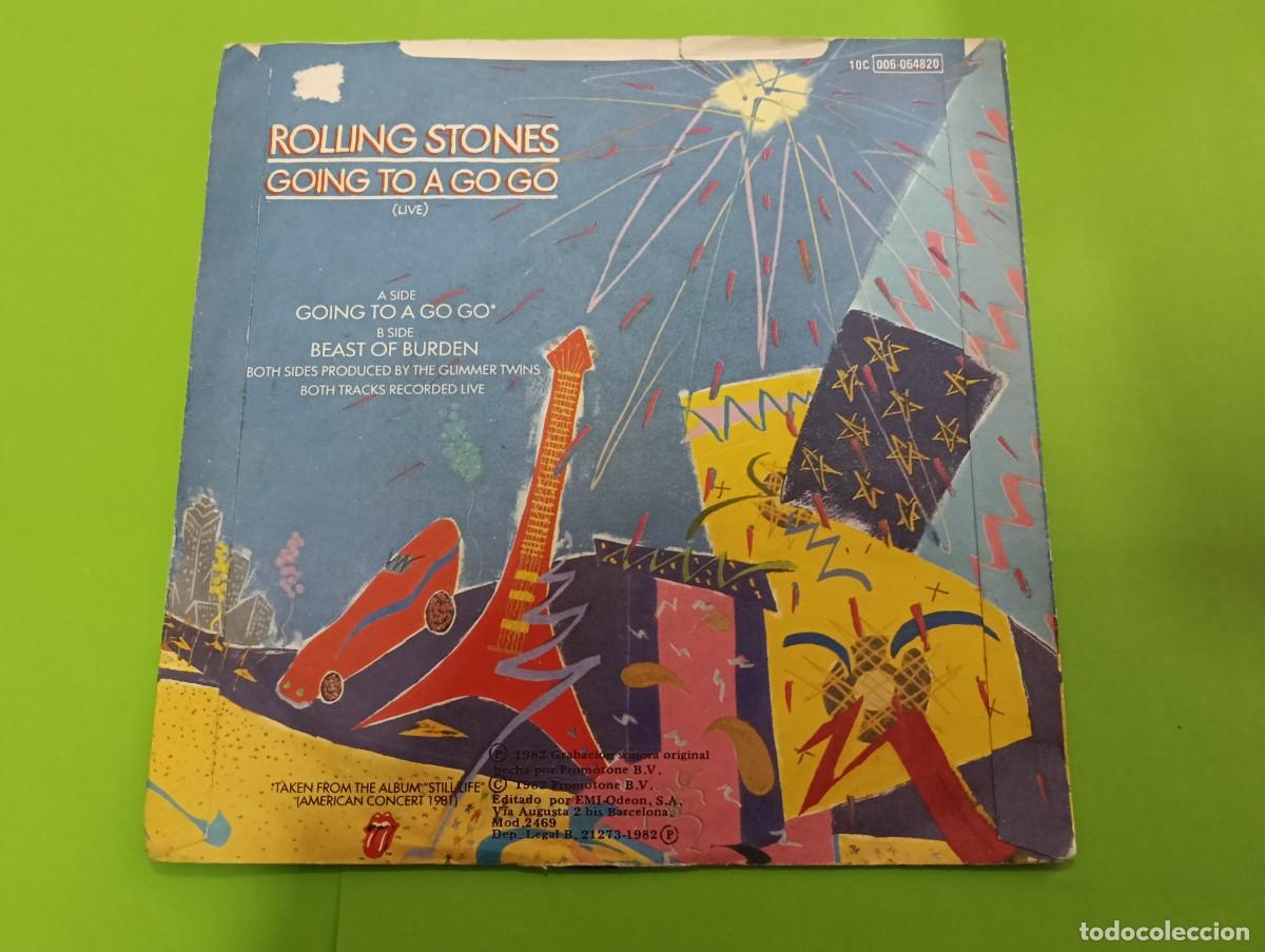 Discos de vinilo: Single The Rolling Stones - Going to a Go Go - Foto 3