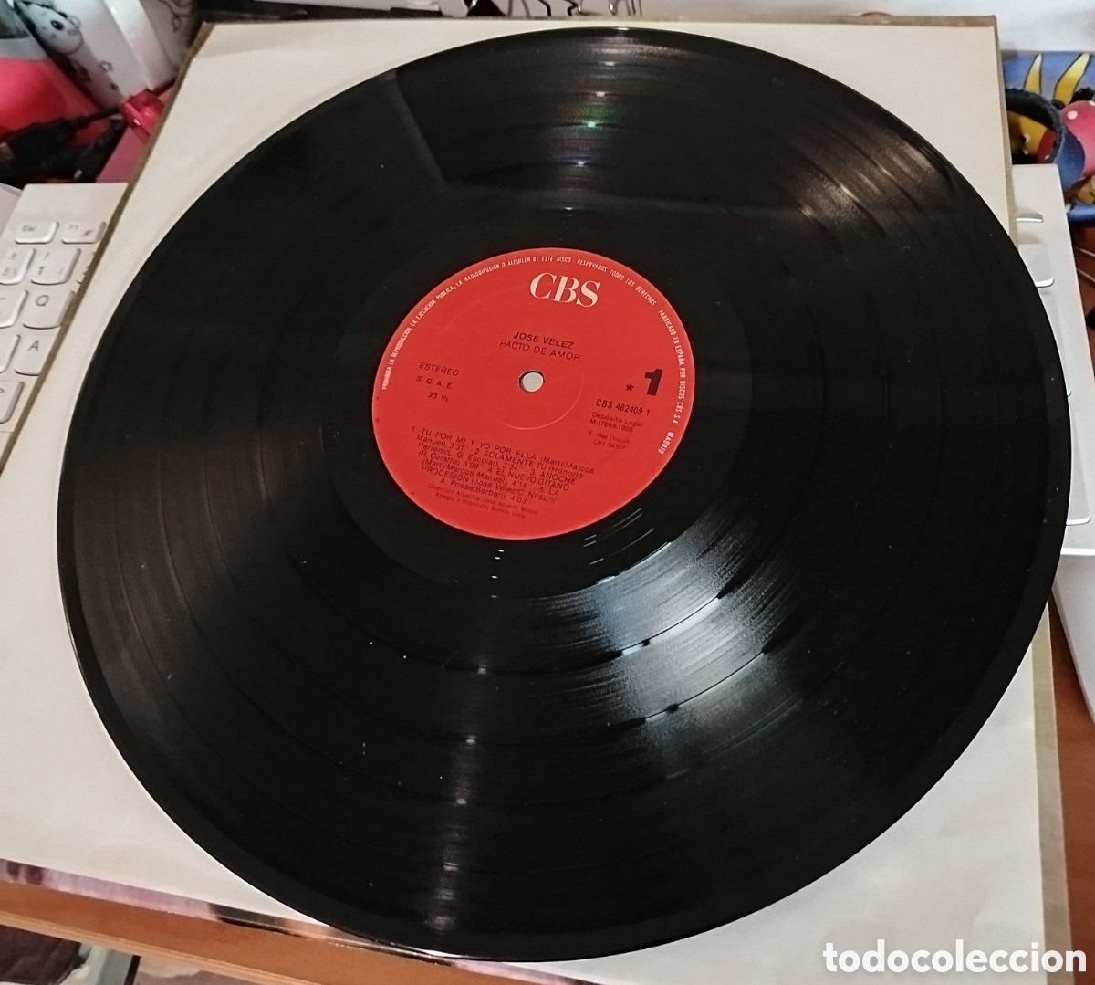 Discos de vinilo: Jos&eacute; V&eacute;lez - Pacto de amor - Foto 2