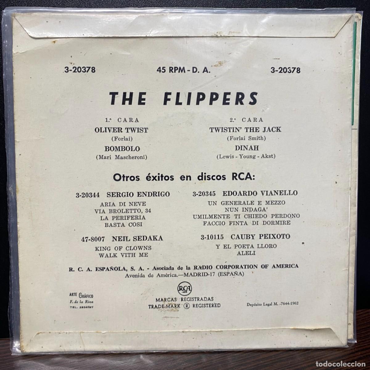 Discos de vinilo: The Flippers - Oliver Twist (7&rdquo;, EP) - Foto 2