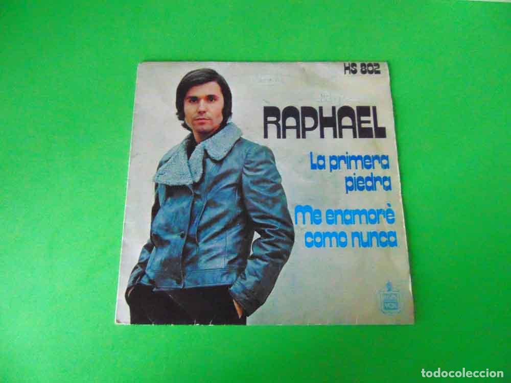 Discos de vinilo: RAPHAEL - LA PRIMERA PIEDRA - SINGLE - Foto 1