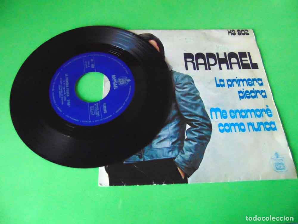 Discos de vinilo: RAPHAEL - LA PRIMERA PIEDRA - SINGLE - Foto 2