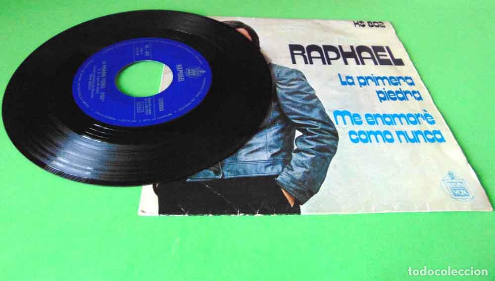 Discos de vinilo: RAPHAEL - LA PRIMERA PIEDRA - SINGLE - Foto 6