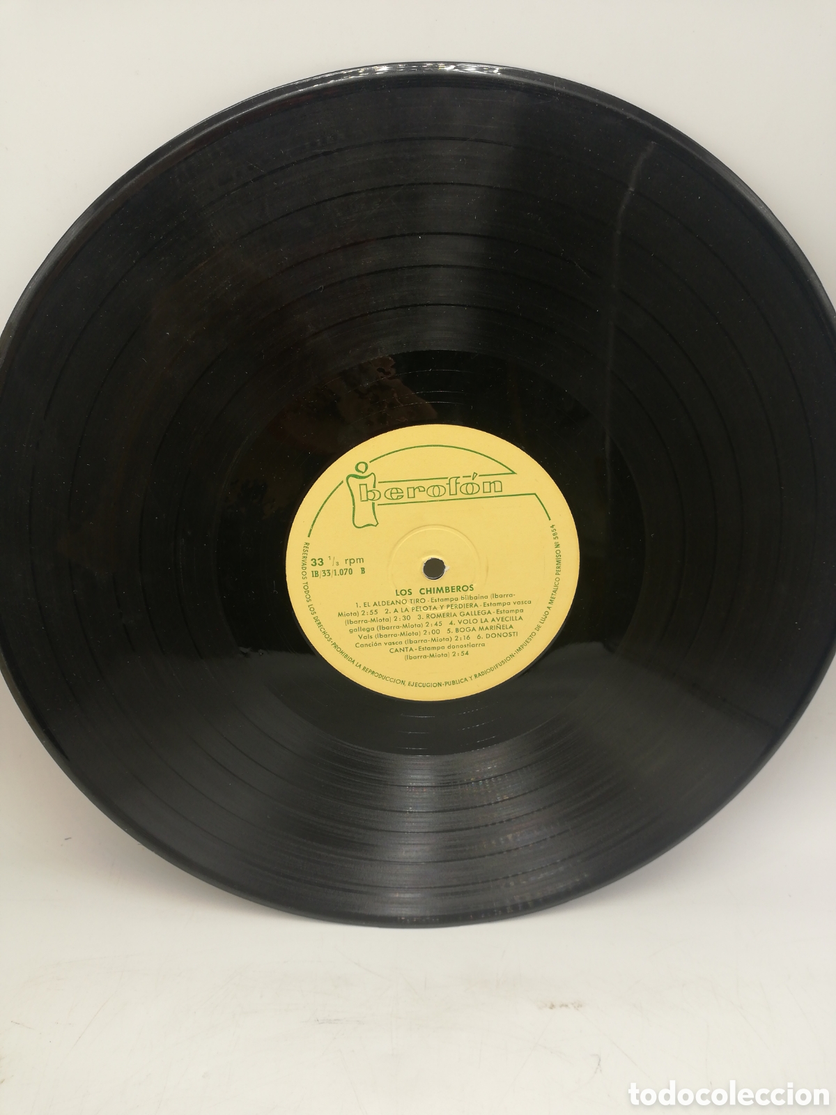 Discos de vinilo: Los Chimberos. Iberof&oacute;n. - Foto 3