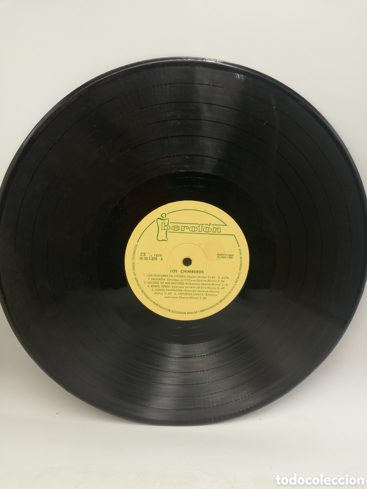 Discos de vinilo: Los Chimberos. Iberof&oacute;n. - Foto 4