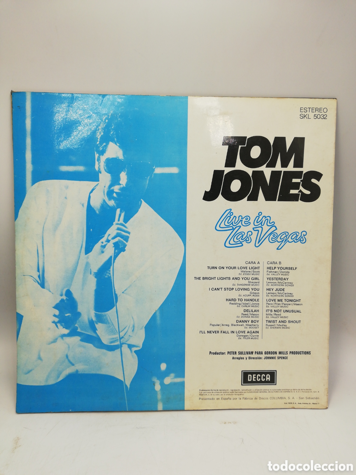 Discos de vinilo: Tom Jones Live in Las Vegas. - Foto 2
