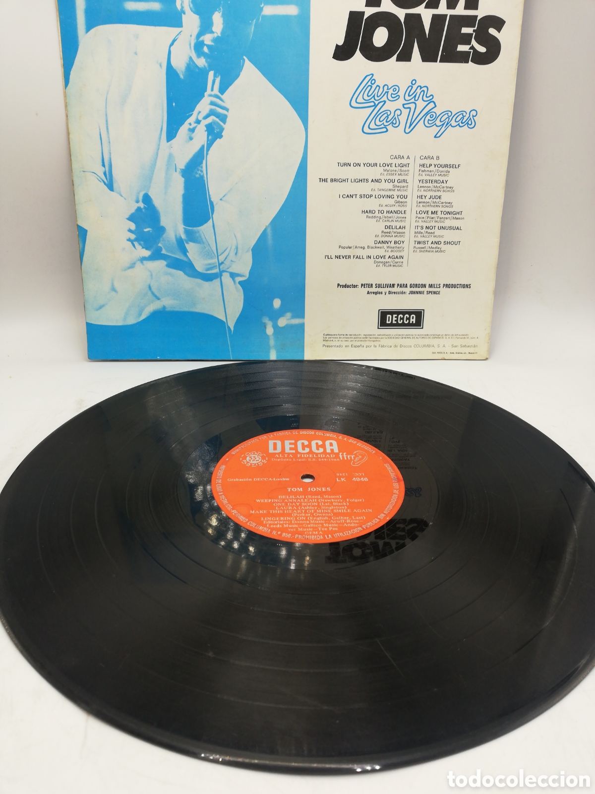 Discos de vinilo: Tom Jones Live in Las Vegas. - Foto 3