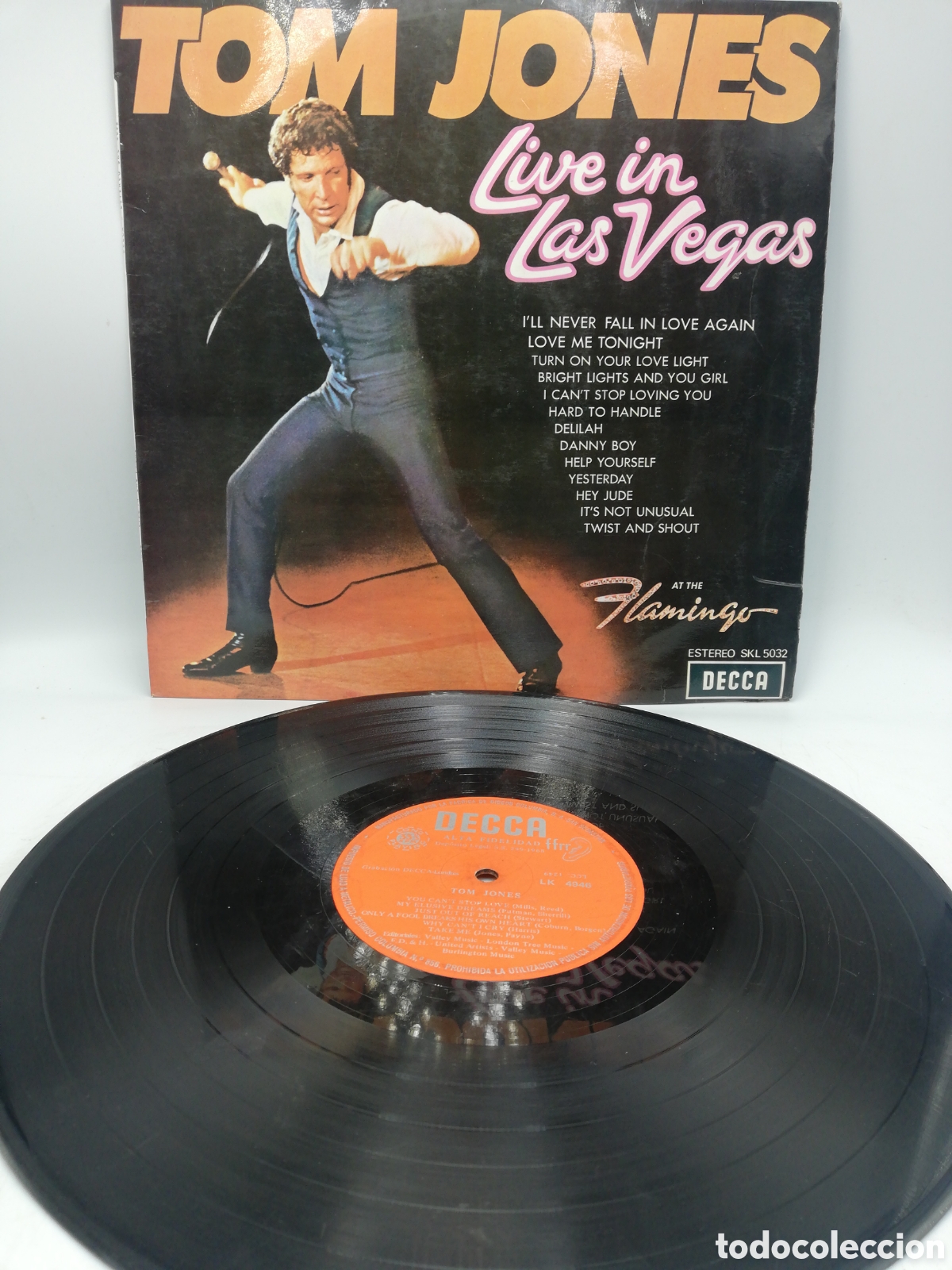 Discos de vinilo: Tom Jones Live in Las Vegas. - Foto 4