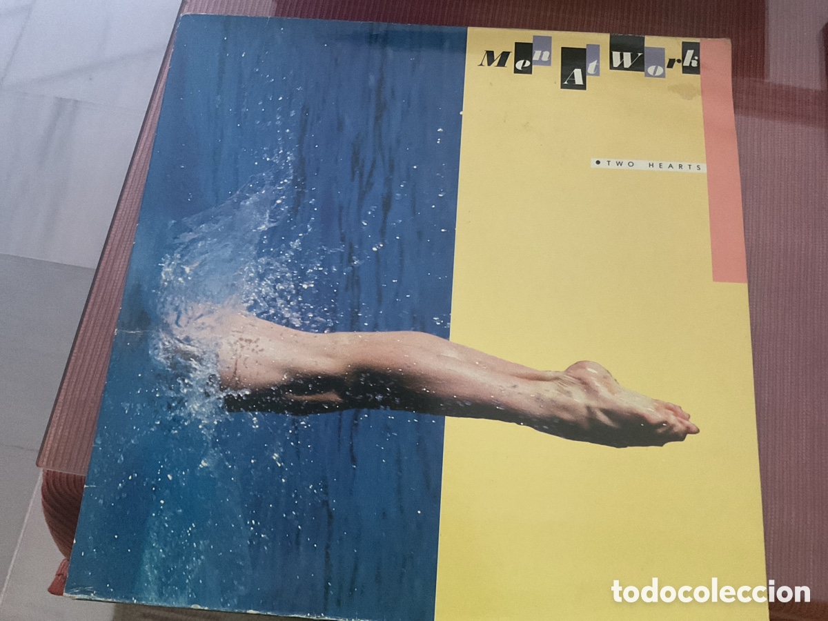 Discos de vinilo: MEN AT WORK TWO HEARTS - Foto 1