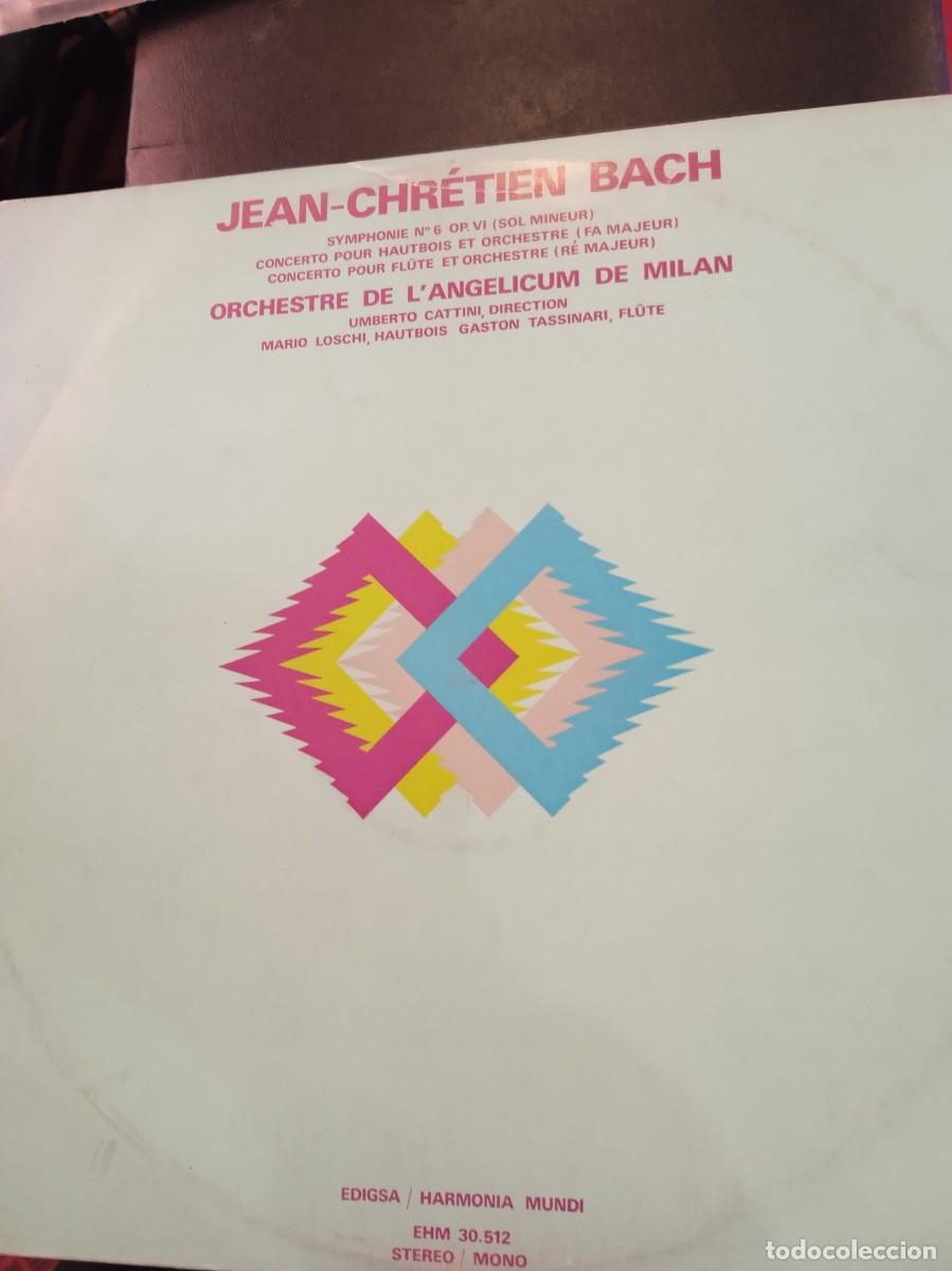 Disques de vinyle: JEAN-CHRETIEN BACK- ORCHESTRE DE L&Aacute;NGELICUM DE MILAN. LP