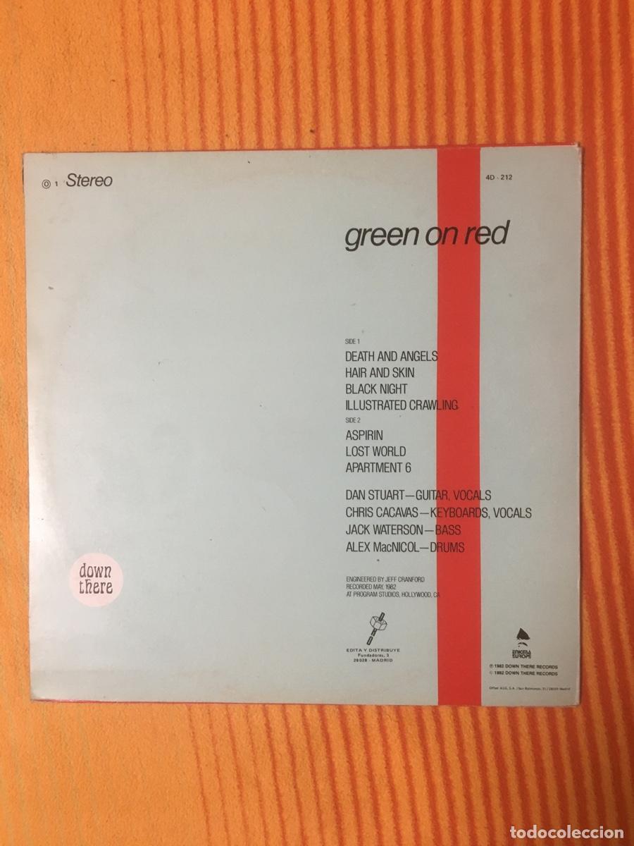 Discos de vinilo: GREEN ON RED-DOWN THERE - Foto 2