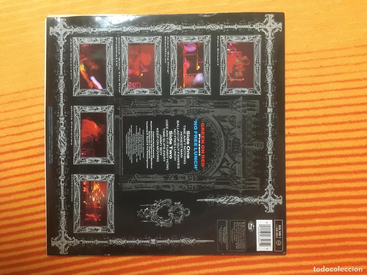 Discos de vinilo: GREEN ON RED-NO FREE LUNCH - Foto 2
