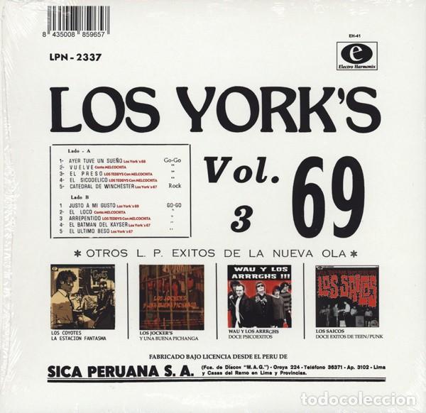 Discos de vinilo: LOS YORKS`69 EP NUEVO - Foto 2