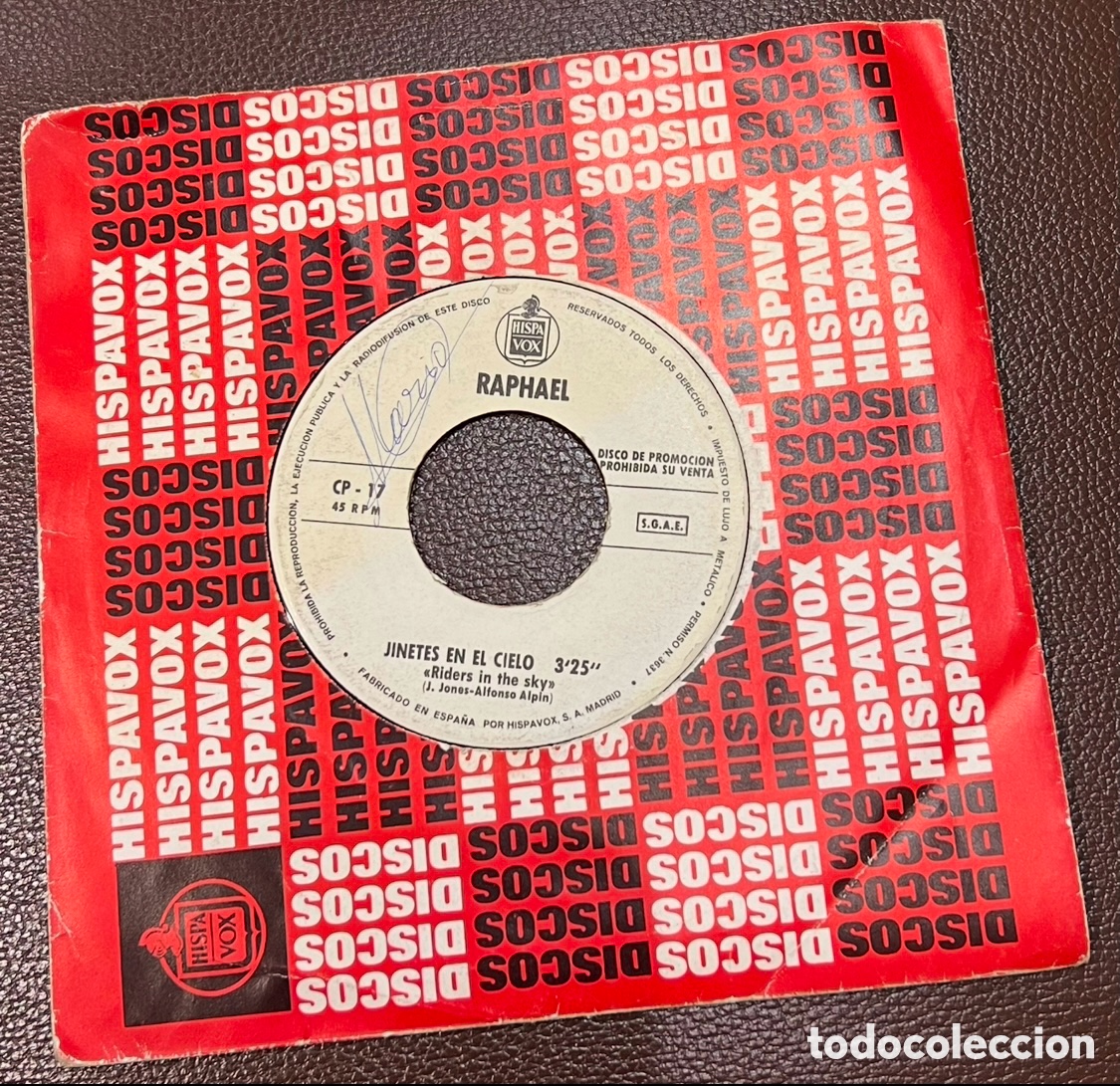 Discos de vinilo: Disco Vinilo Single. Raphael. &ldquo;Eres t&uacute;&rdquo;. 1969. - Foto 1