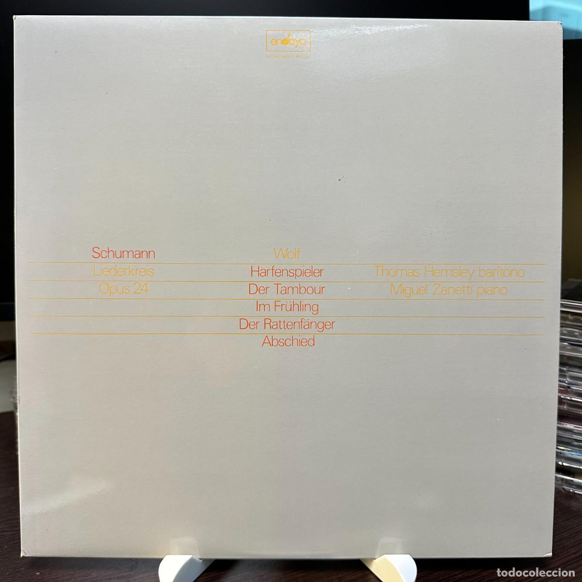 Dischi in vinile: Schumann, Wolf - Thomas Hemsley - Liederkreis, Op. 24, Harfenspieler (LP, Album)