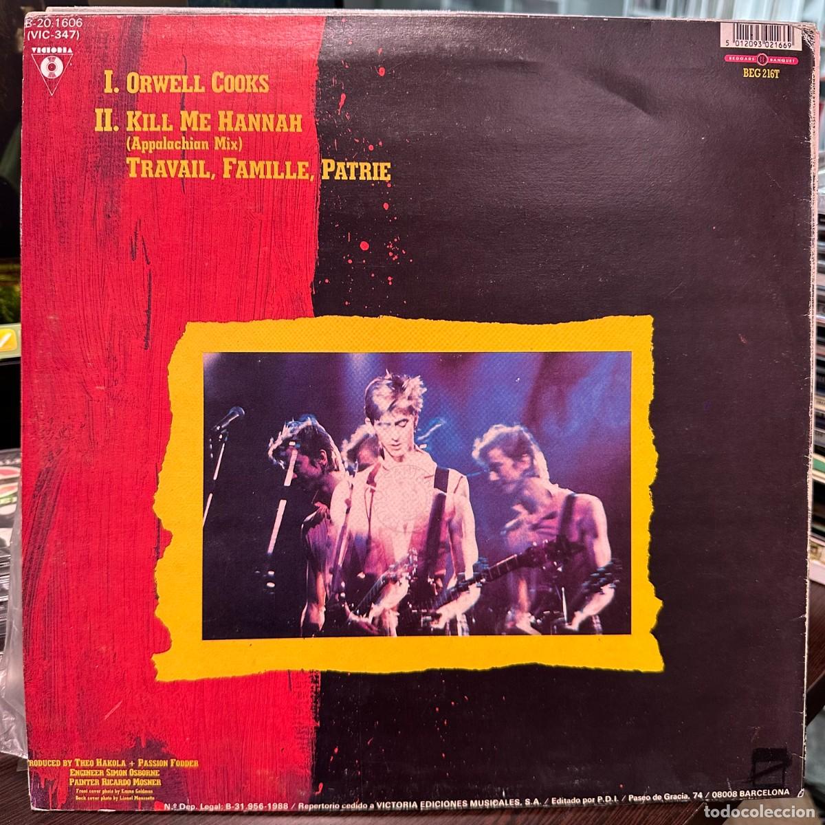 Discos de vinilo: Passion Fodder - Orwell Cooks (12&rdquo;, Maxi) - Foto 2