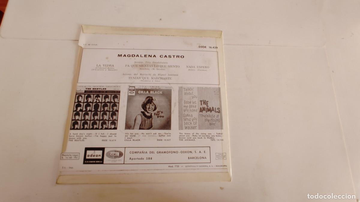 Discos de vinilo: MAGDALENA CASTRO-EP LA YEDRA +3 - Foto 2
