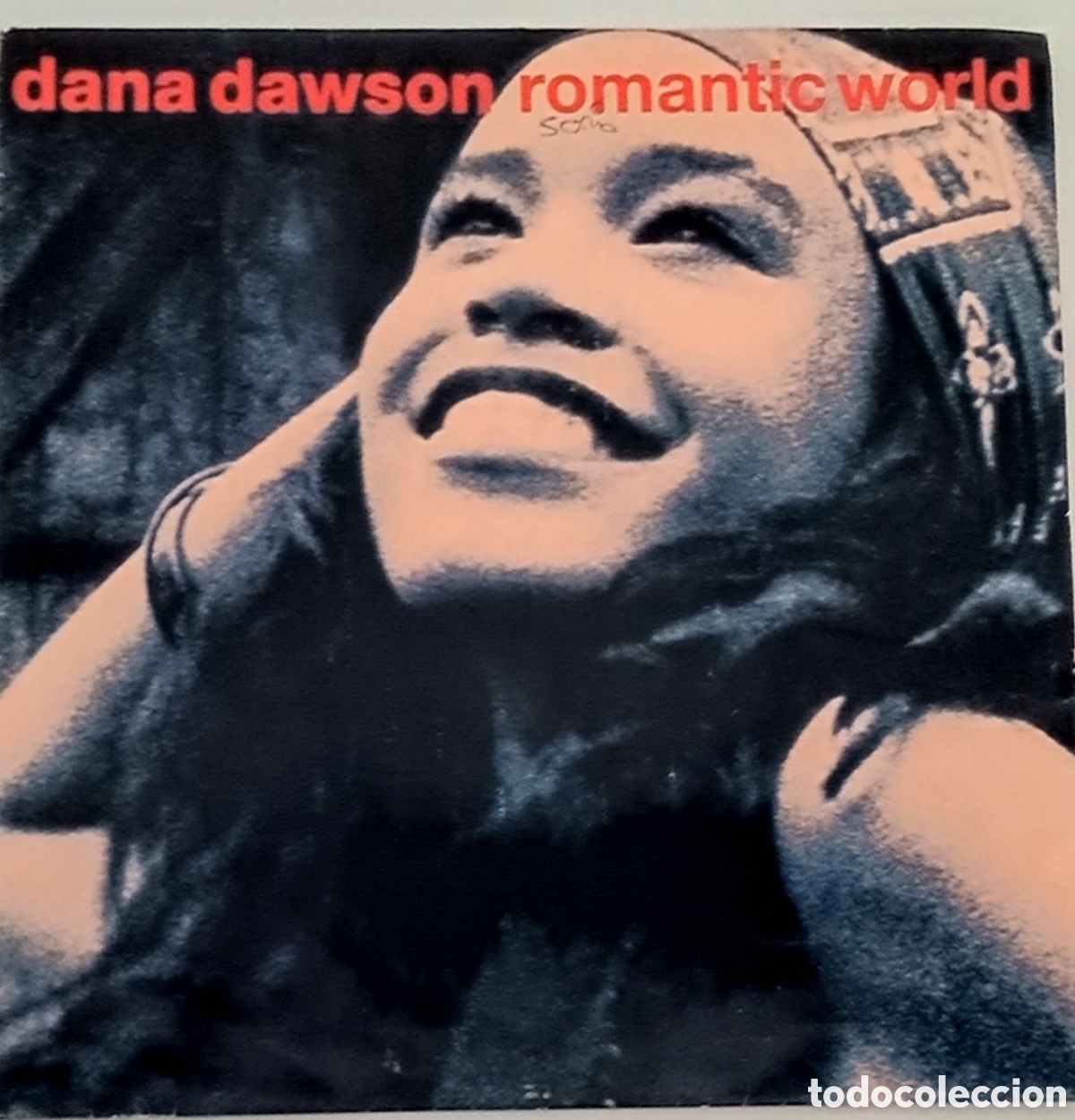 Discos de vinilo: DANA DAWSON - Romantic world (1990) single vinilo 7&rdquo; - Foto 1