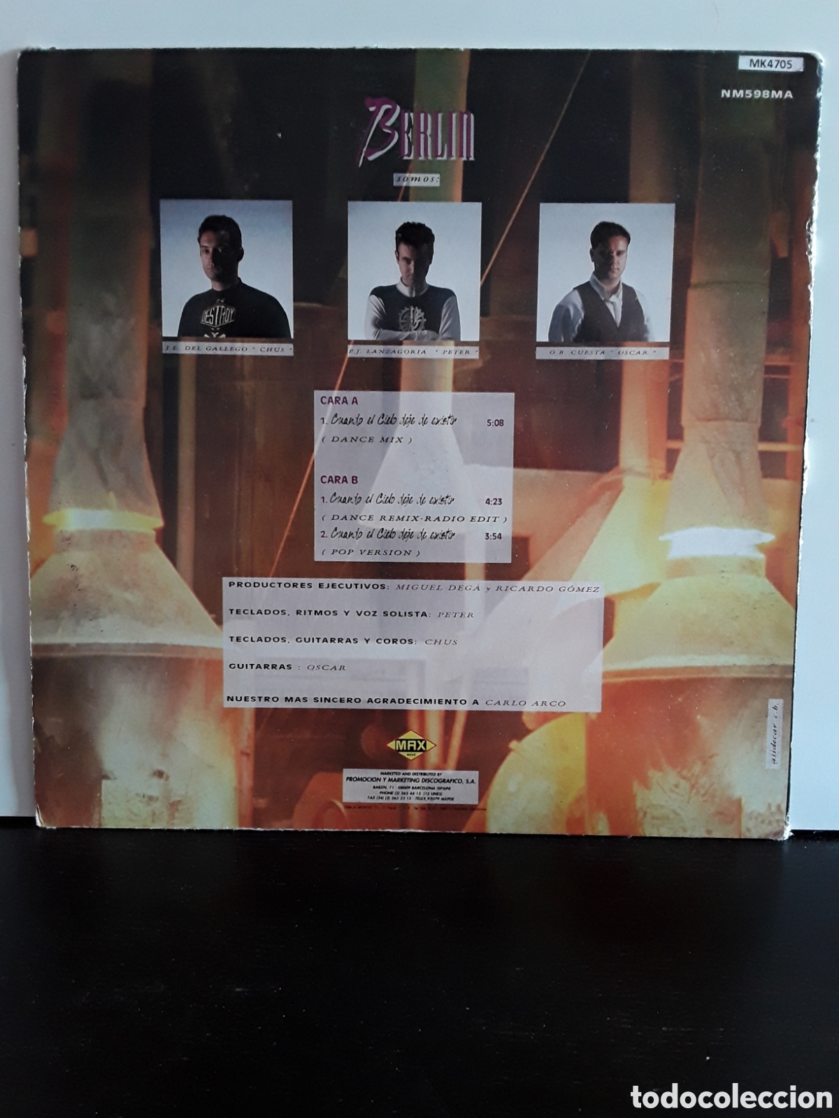 Discos de vinilo: Berlin &lrm;&ndash; Cuando El Cielo Deje De Existir - Foto 2