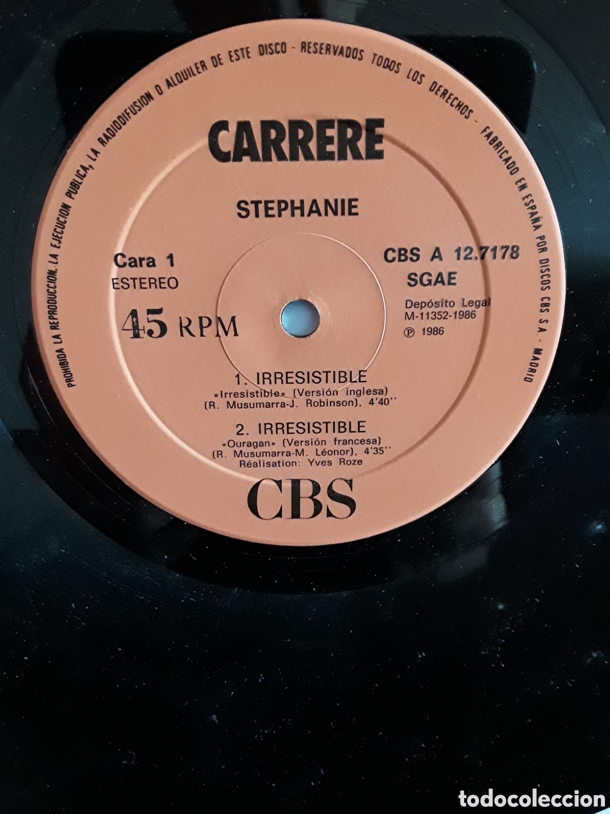 Discos de vinilo: Stephanie &lrm;&ndash; Irresistible - Foto 2