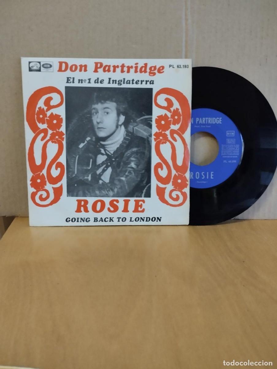 Discos de vinilo: DON PARTRIDGE ---- ROSIE - Foto 1
