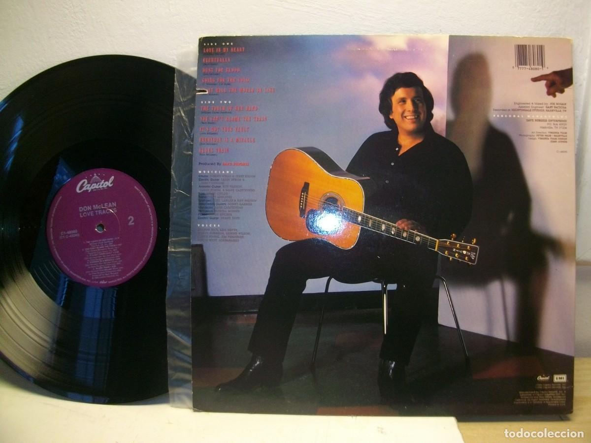 Discos de vinilo: Don McLean -Love tracks (1988 -US) LP - Foto 2