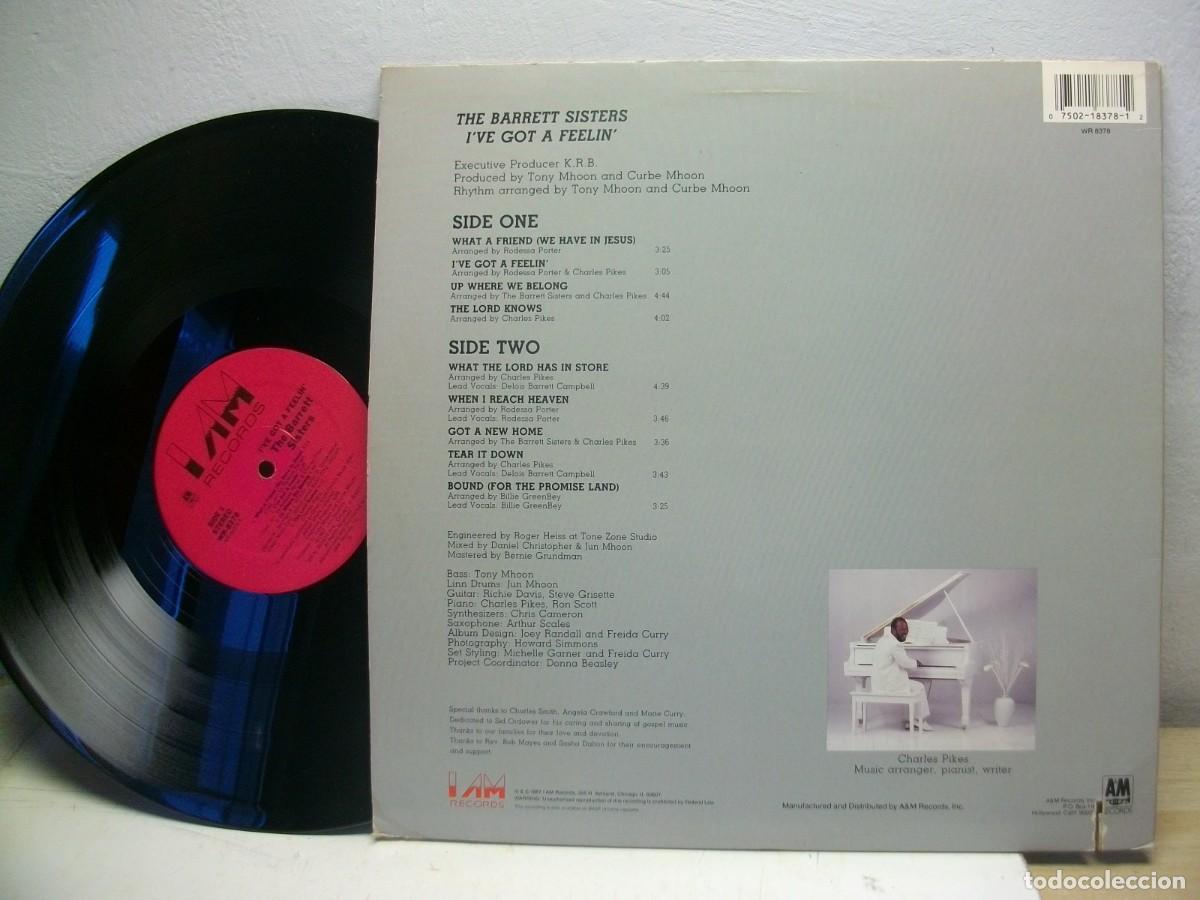 Discos de vinilo: The Barrett Sisters &ndash; Ive Got A Feelin LP - Foto 2