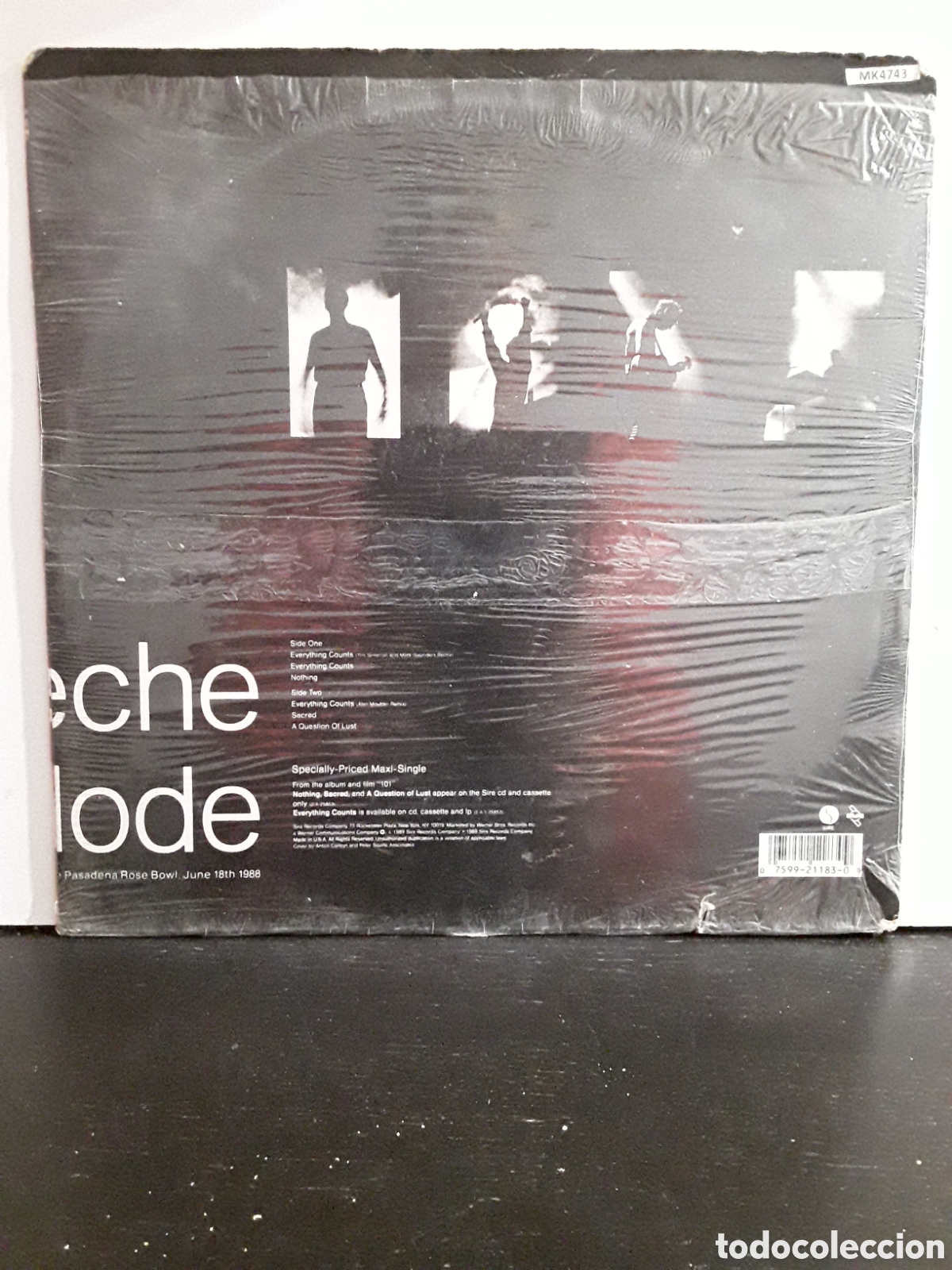 Discos de vinilo: Depeche Mode &lrm;&ndash; Everything Counts, Nothing, Sacred, A Question Of Lust - Foto 2