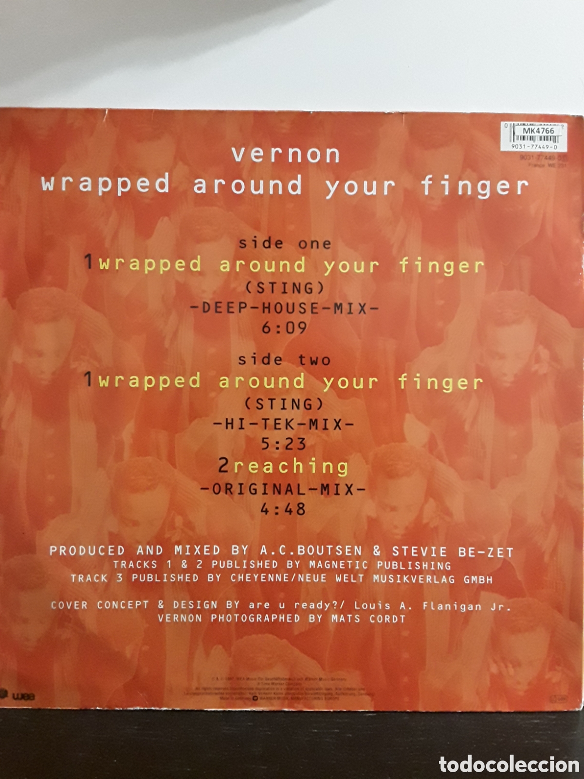 Discos de vinilo: Vernon &lrm;&ndash; Wrapped Around Your Finger - Foto 2