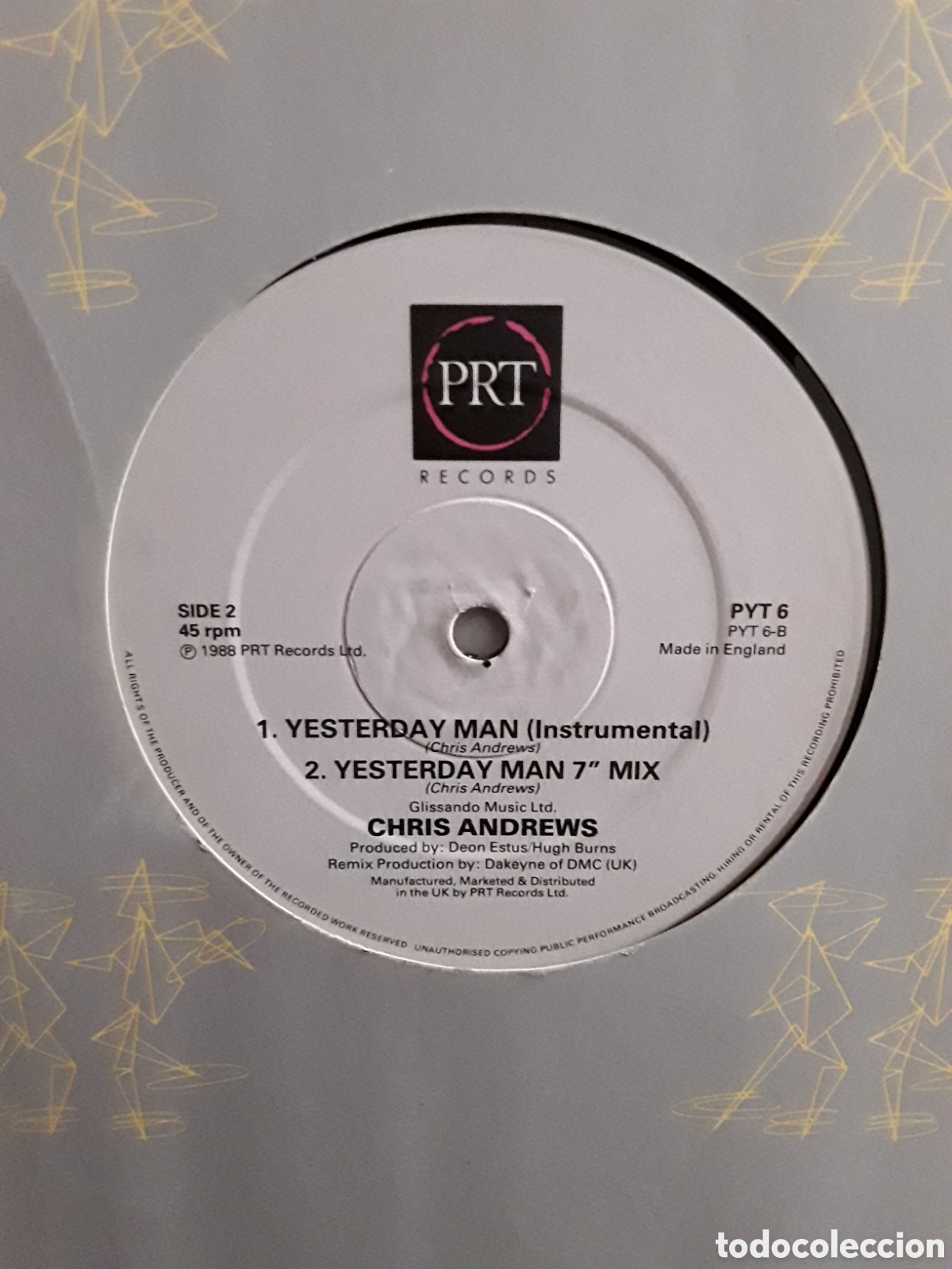 Discos de vinilo: Chris Andrews &lrm;&ndash; Yesterday Man - Foto 2