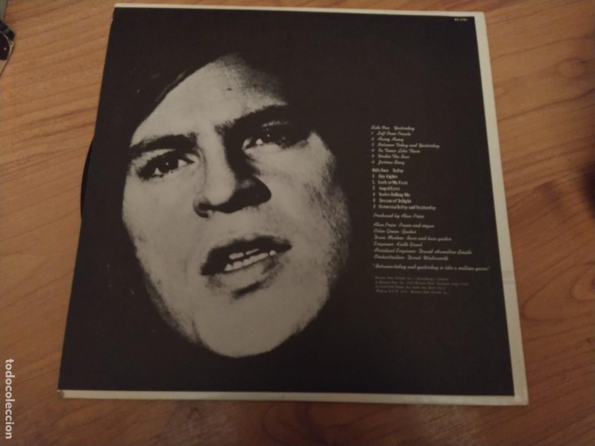 Discos de vinilo: ALAN PRICE-BETWEEN TODAY lp - Foto 2