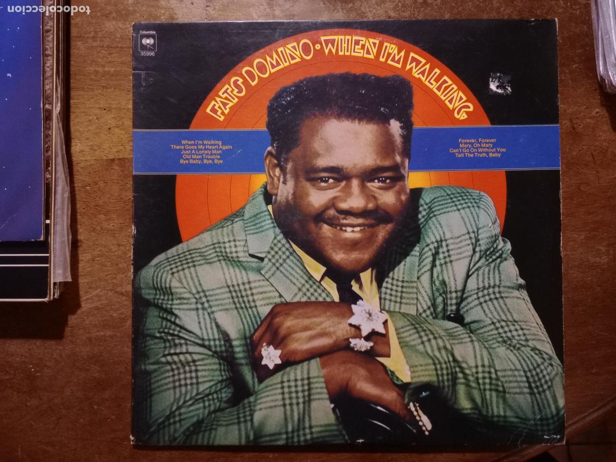 Discos de vinilo: Fats Domino - when im walking - Foto 1