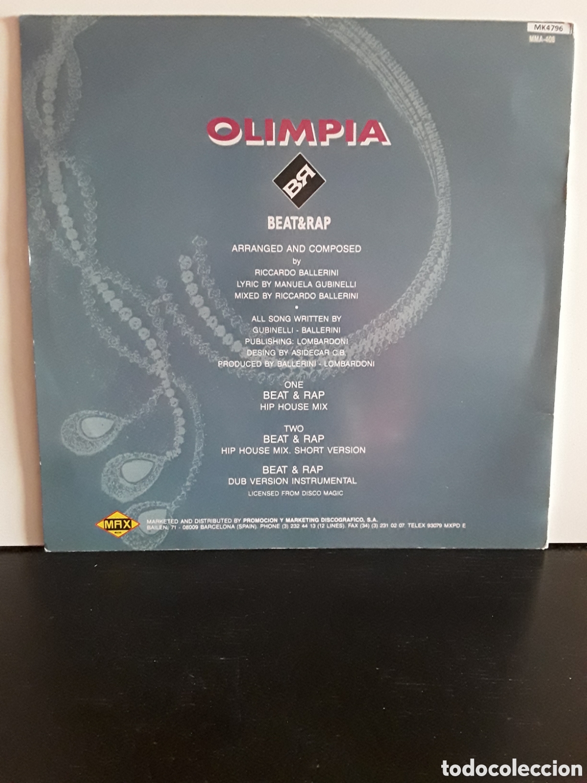 Discos de vinilo: Olimpia &lrm;&ndash; Beat & Rap - Foto 2