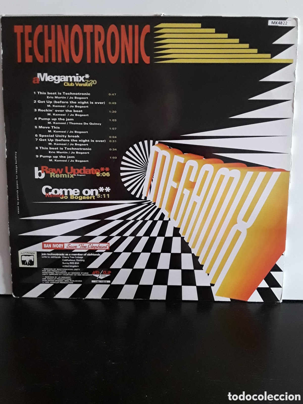 Discos de vinilo: Technotronic &lrm;&ndash; Megamix - Foto 2