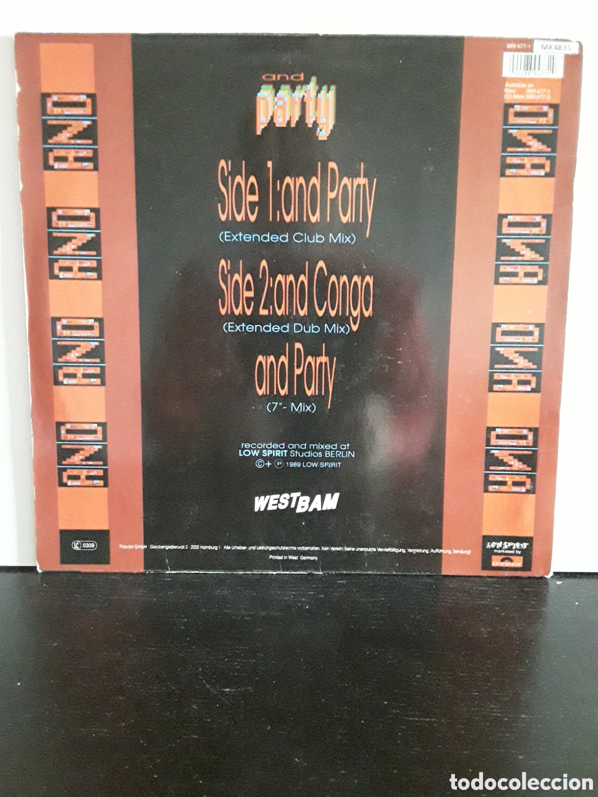 Discos de vinilo: WestBam &lrm;&ndash; And Party - Foto 2